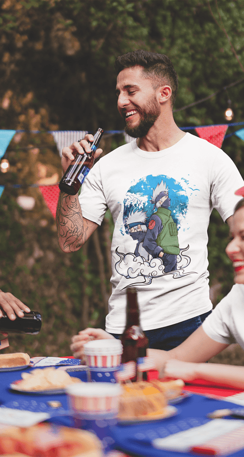 טי שירט אנימה קאקאשי