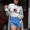 tshirt-mockup-of-an-asian-girl-having-a-coffee-outdoors-a17470 טי שירט אנימה צ'יבי נזוקו קאמאדו