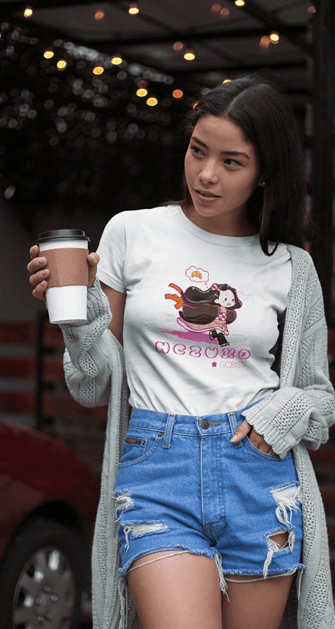 טי שירט אנימה צ'יבי נזוקו קאמאדו