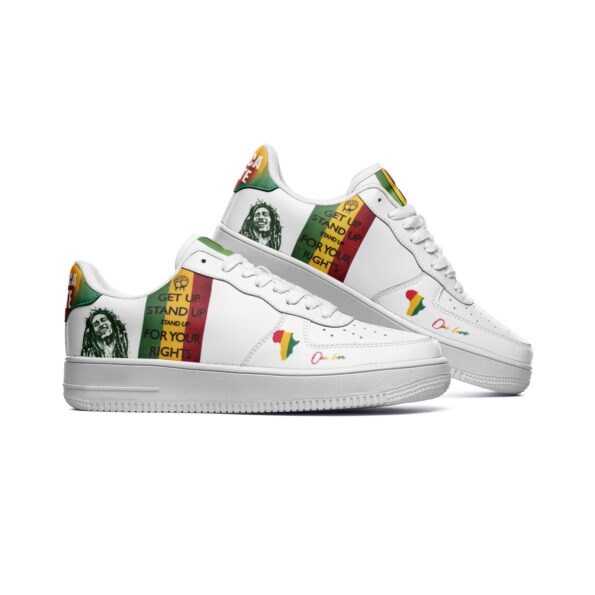 ⁦Bob Marley "get up" Sneakers⁩ – תמונה ⁦2⁩