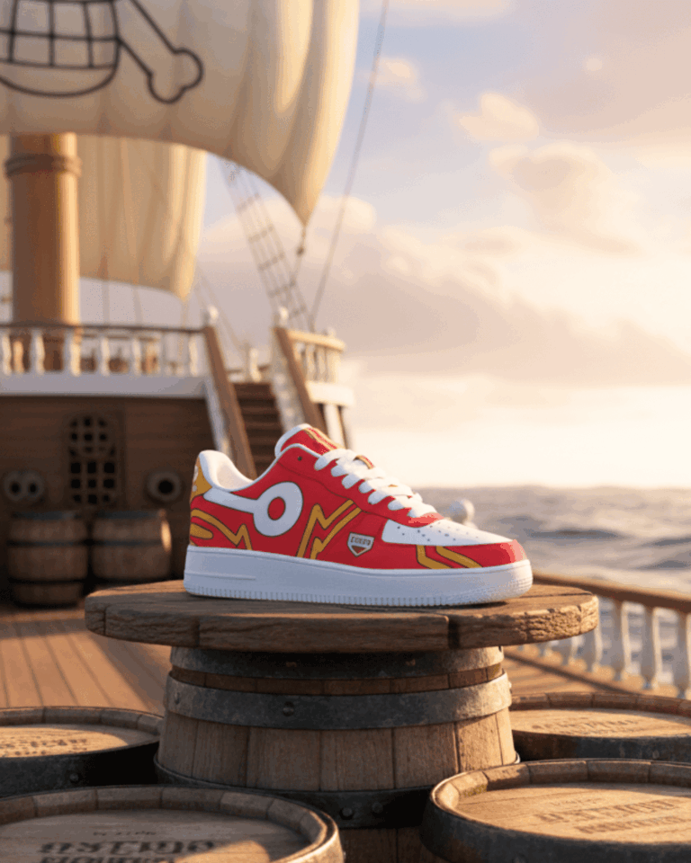 Luffy Egg Head style Sneakers