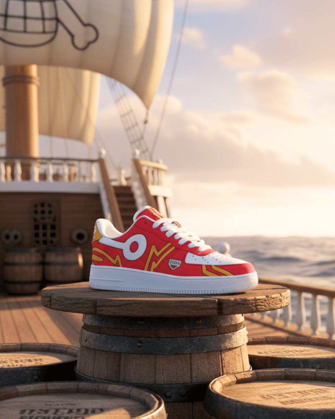 Luffy Egg Head style Sneakers